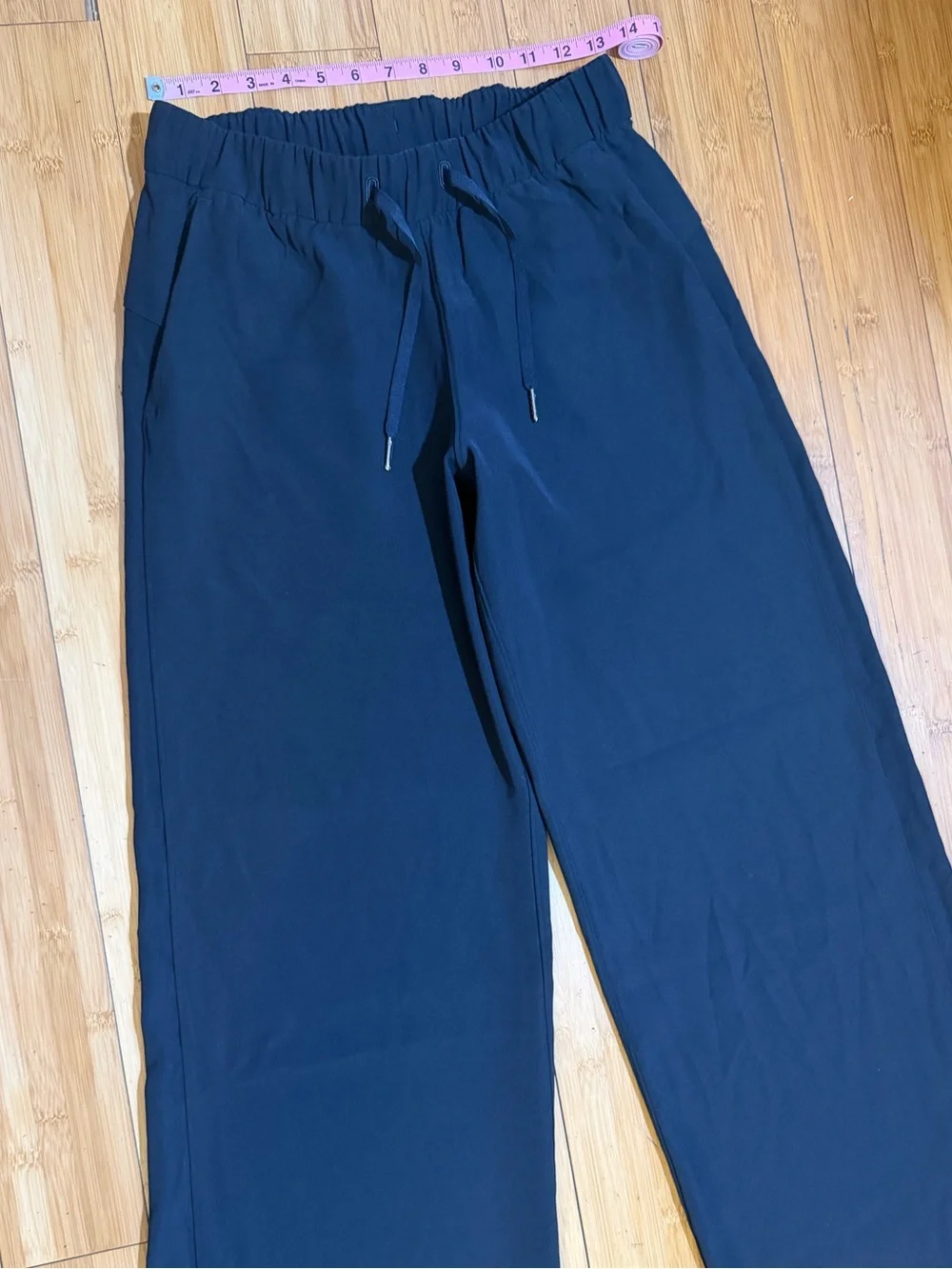 lululemon athletica Black Wide-Leg Drawstring Pants
